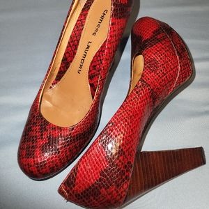 Chinese Laundry red heels